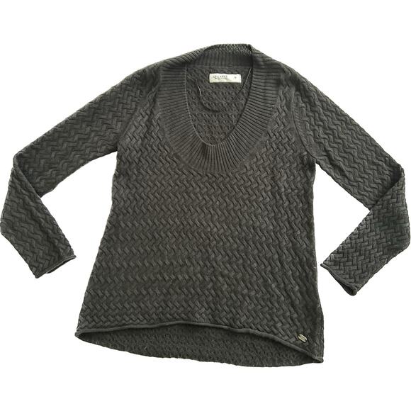 Carve Designs Miley V-Neck Sweater Black Knit Medium - Picture 2 of 6
